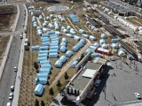 Diyarbakır'da kurulan çadır kentte yaşam devam ediyor