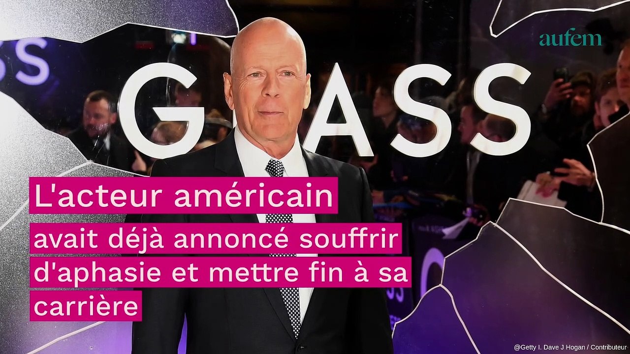 Bruce Willis souffre de démence incurable : "Sa maladie a progressé"