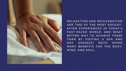 Calistoga Hot Springs & Spa: A Relaxation Haven