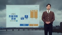 [날씨] 내일도 초봄처럼 온화...밤부터 전국 비 / YTN