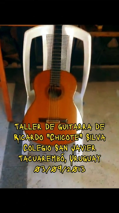 Taller guitarra de Ricardo "Chicote" Silva - Colegio San Javier, Tacuarembó, Uruguay (03/09/2013)