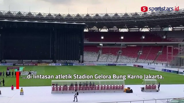 Ada Panggung Konser Raisa di GBK, Timnas Indonesia U-20 vs Fiji Tanpa Penonton