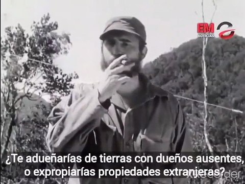Fidel Castro habla sobre comunismo y sobre posibles expropiaciones de tierras