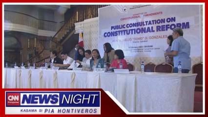 Mga agam-agam tinalakay sa pag-amyenda ng Konstitusyon