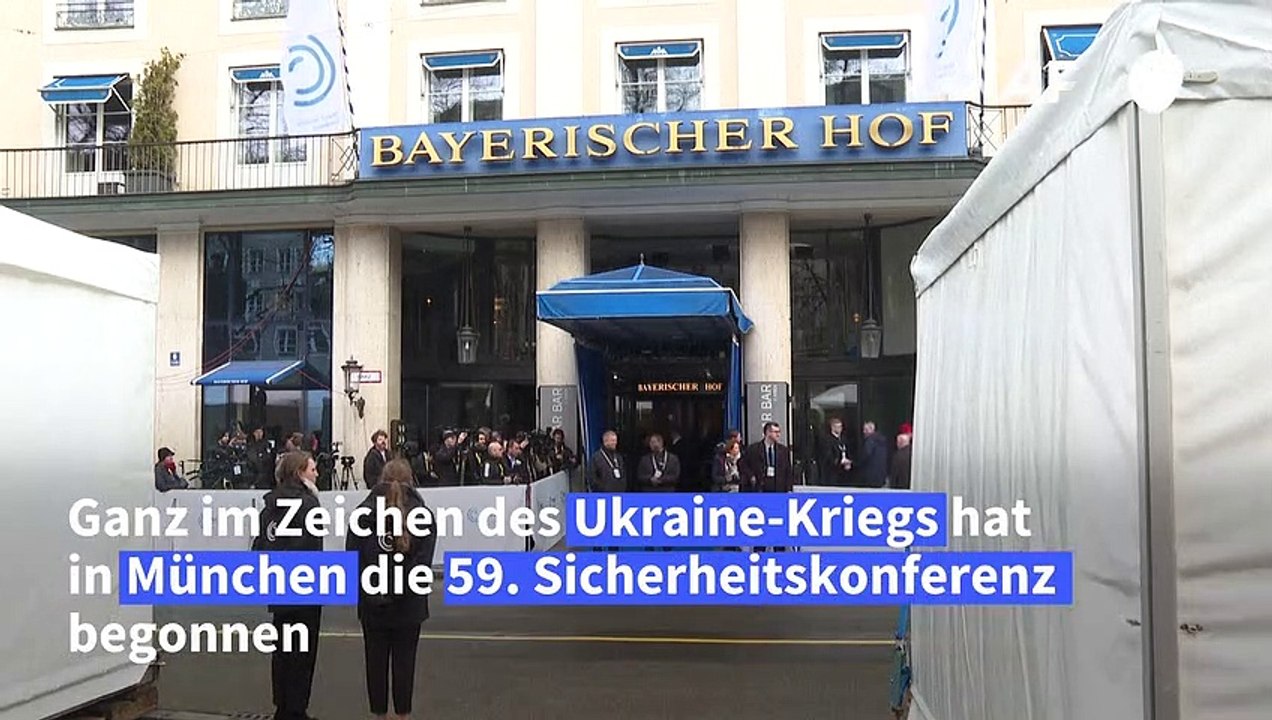 Münchner Sicherheitskonferenz hat begonnen