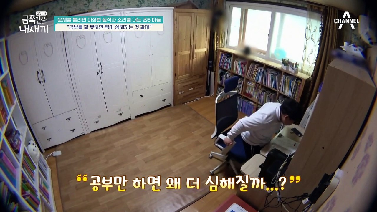 [금쪽이 속마음] "무서워 틱... 죽을 때까지 할까 봐" 흔치 않은 투렛 증후군으로 힘겨워하는 금쪽이