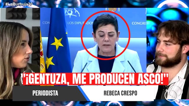 Rebeca Crespo y Josué Cárdenas a Bildu: ¡Gentuza!, me producen asco y rechazo