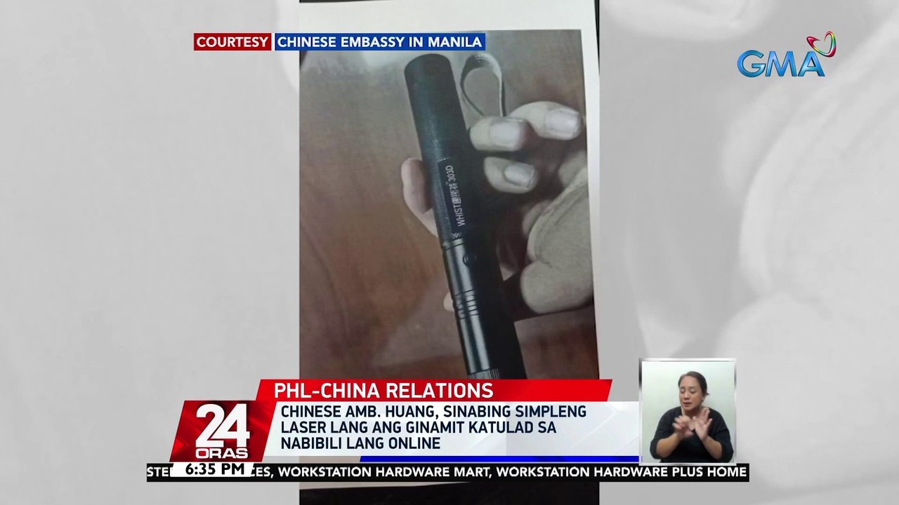 Chinese Amb. Huang, pinanindigang 'di mapaminsala ang laser ng ginamit ng China Coast Guard vs. barko ng PCG | 24 Oras