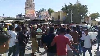 Video: वसुंधरा राजे के आने से पहले हवाई फायरिंग