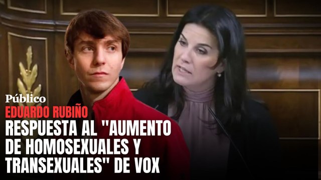 Rubiño responde a la homofobia de Vox: Hay barra libre para comparar a las personas LGTBI con enfermedades