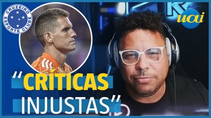 Ronaldo sai em defesa de Rafael Cabral, do Cruzeiro