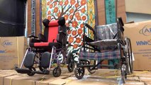 Türkiye Spastik Engelliler Federasyonu'ndan afet bölgesine 30 tekerlekli ve akülü sandalye