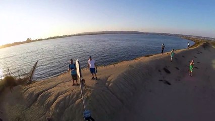 Dog Chases Drone, Too Funny!