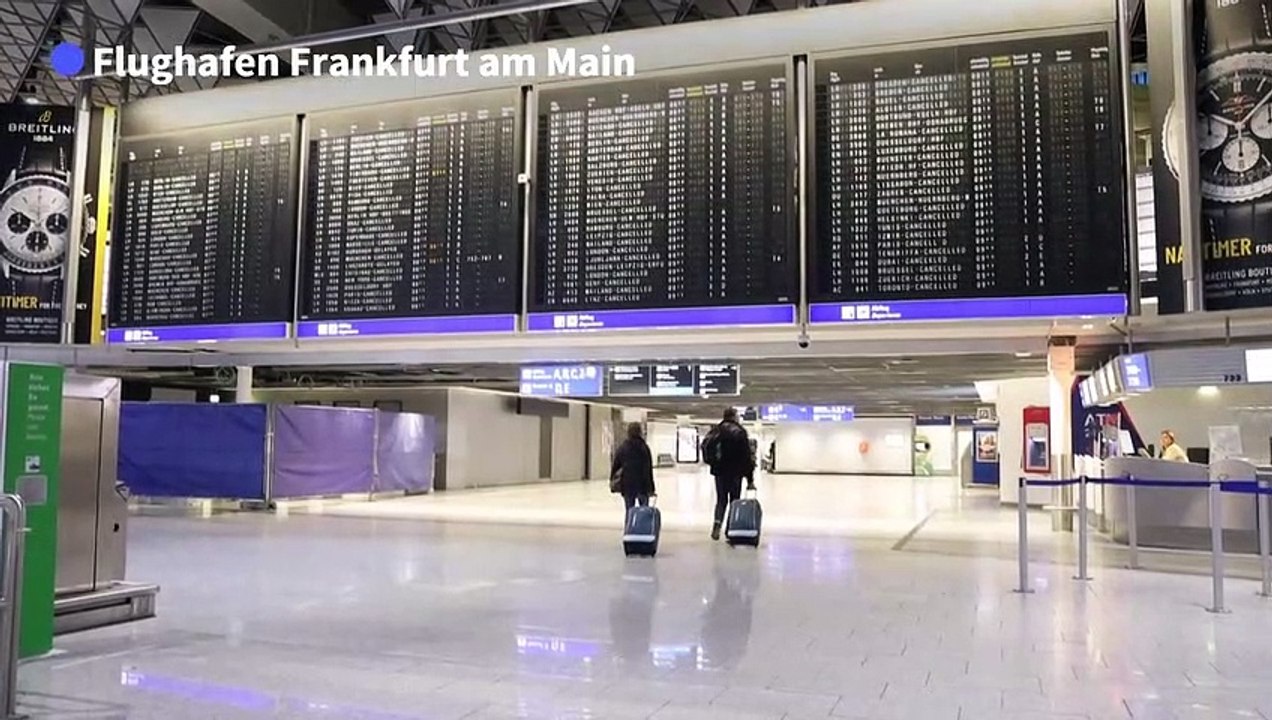 Warnstreiks sorgen für gähnende Leere an großen deutschen Flughäfen