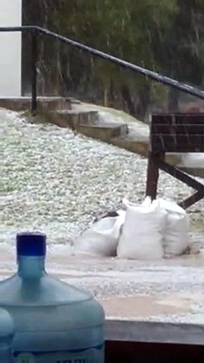 Granizo en Monte Hermoso