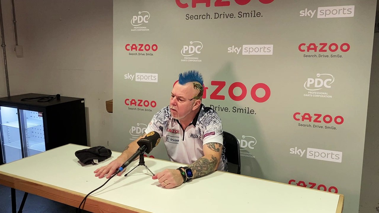 Peter Wright - Press Conference (OVO Hydro)