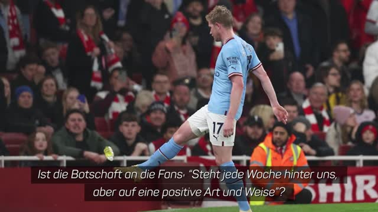 Arteta zu KdB-Vorfall: 'Von niemandem toleriert'