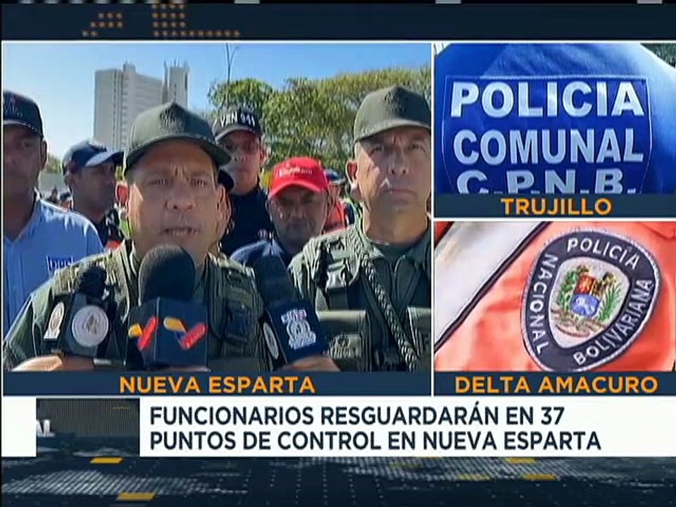 Nueva Esparta | Un total de 1.647 funcionarios estarán desplegados por el asueto de Carnaval 2023