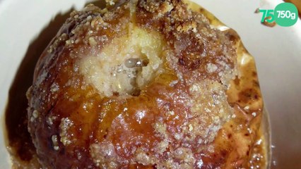 Pommes cuites à la crème de marron