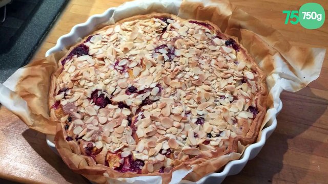 Tarte crémeuse aux fruits rouges