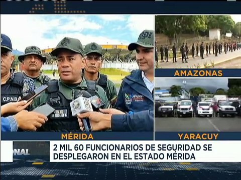 Más de 2 mil funcionarios se encuentran desplegados para ofrecer seguridad en Mérida