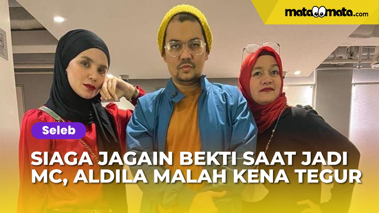 Siaga Jagain Indra Bekti saat Jadi MC, Aldila J...