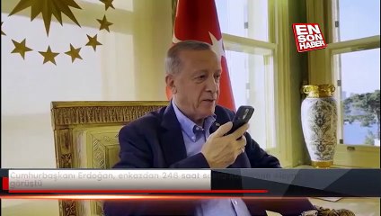 Cumhurbaşkanı Erdoğan, enkazdan 248 saat sonra kurtarılan Aleyna ile görüştü