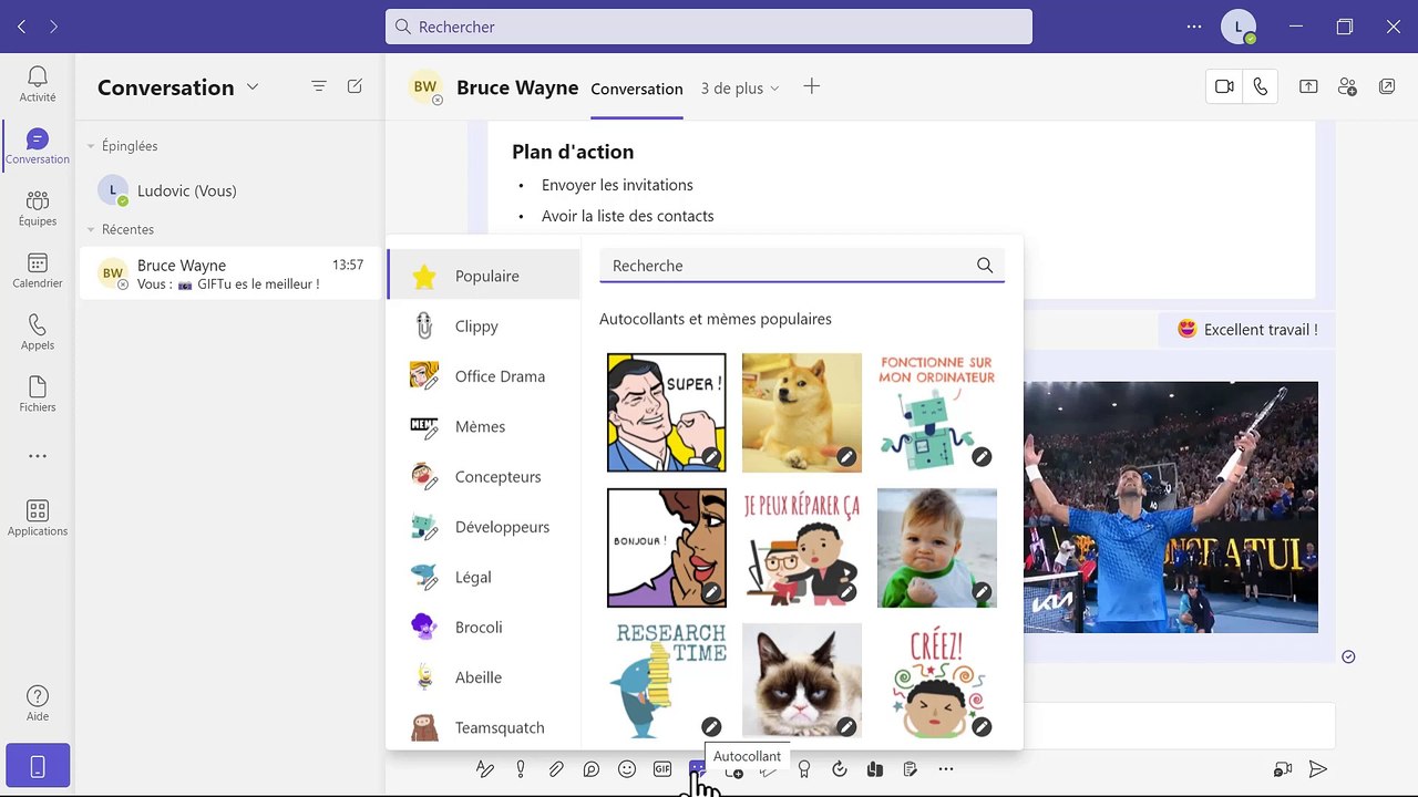 Les différentes façons de créer une nouvelle conversation dans Teams