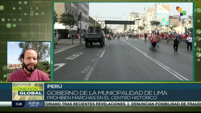 Perú: Gobierno de la municipalidad de Lima prohíbe marchas en el centro histórico de la ciudad