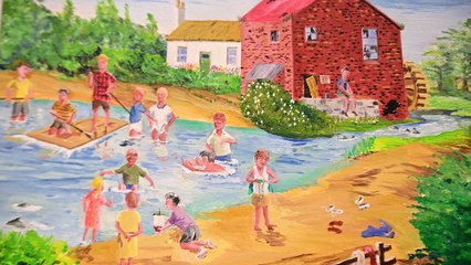 95 year old artist, Thomas McGoran's first solo exhibition