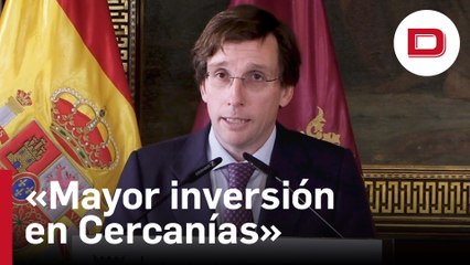 Almeida exige a Maroto que «transmute a ministra y exija una mayor inversión del Gobierno en Cercanías»