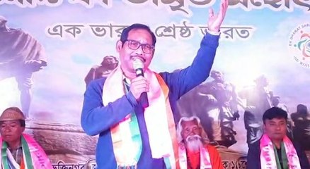 আজাদি কা অমৃত মহোৎসবে গান গাইলেন সাংসদ জয়ন্ত রায়