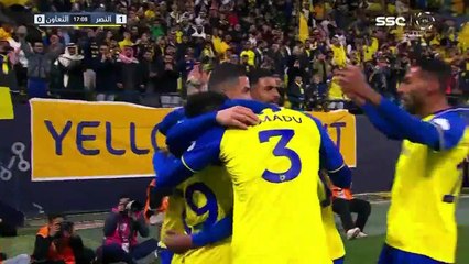 اهداف مباراة النصر والتعاون في الدوري السعودي .. مباشر