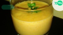 Velouté de carottes et pommes de terre au cumin et Saint morêt