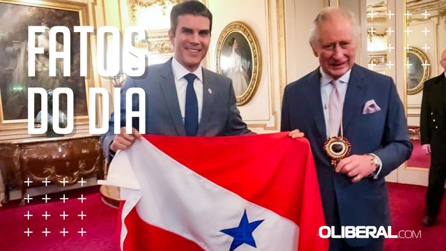 Rei Charles III recebe Helder Barbalho em recepção no Palácio de Buckingham em Londres