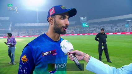 Shan Masood Interview | Multan Sultans vs Peshawar Zalmi | Match 5 | HBL PSL 8 | MI2T
