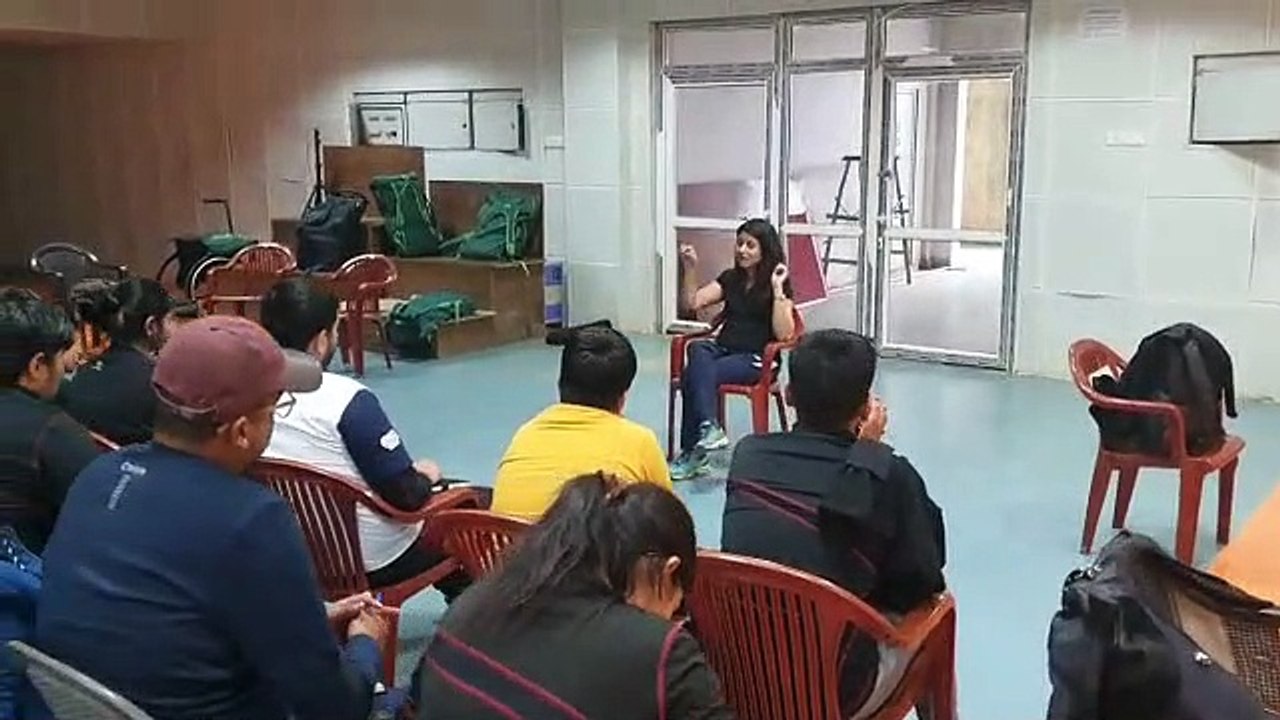 जगतपुरा शूटिंग रेंज में ओलंपियन अंजलि भागवत ने...