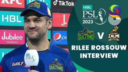 Rilee Rossouw Interview | Multan Sultans vs Peshawar Zalmi | Match 5 | HBL PSL 8 | MI2T