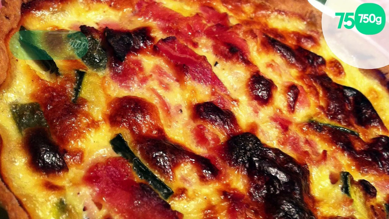 Mini quiches jambon courgettes sur pâte brisée light !