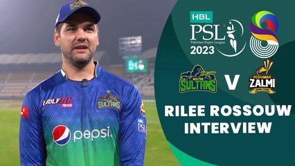️ Rilee Rossouw chats after his match-winning performance | Match 5 | HBL PSL 8 | MI2T