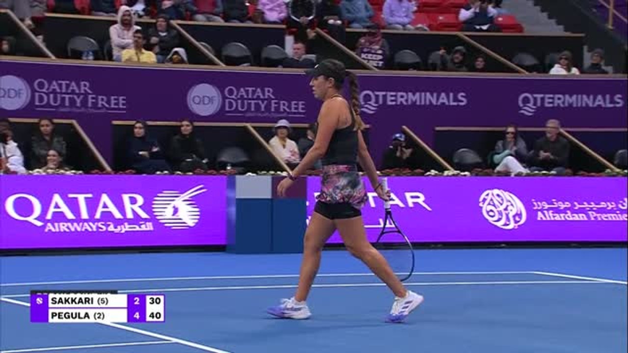 Doha - Pegula en finale