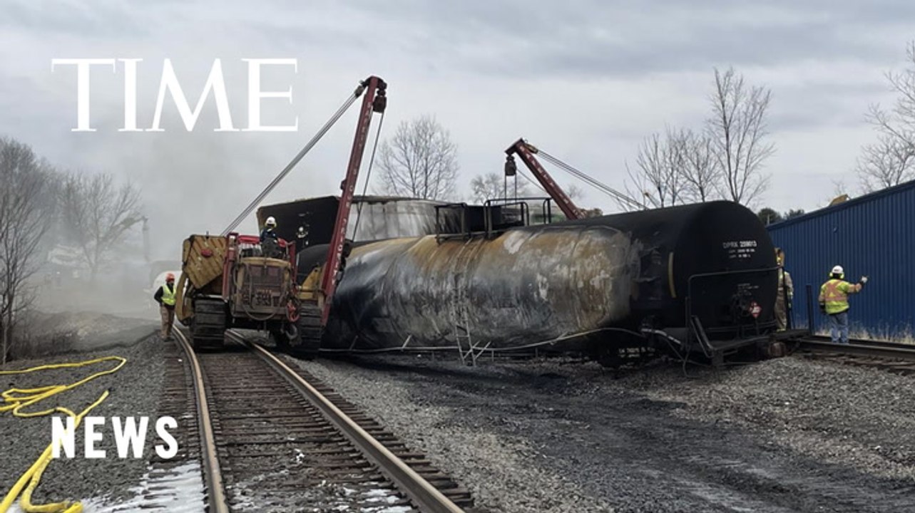 Ohio Gov. Mike DeWine Held a Briefing to Discuss the Latest Developments on the Train Derailment in East Palestine