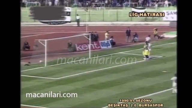 Beşiktaş 2-0 Bursaspor 15.09.1990 - 1990-1991 Turkish 1st League Matchday 4