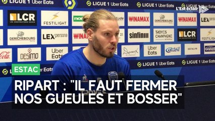 Renaud Ripart en conférence de presse avant le match contre Montpellier