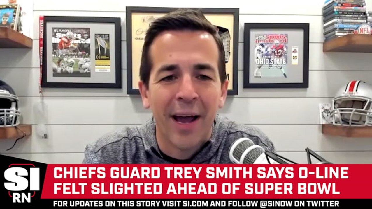 Chiefs OL Trey Smith Believes the Offensive Line Was Slighted Ahead of Super Bowl LVII