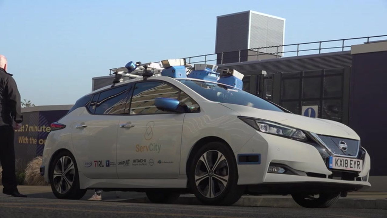 Self-driving cars trialled on public roads in London in ‘first of its kind’ test