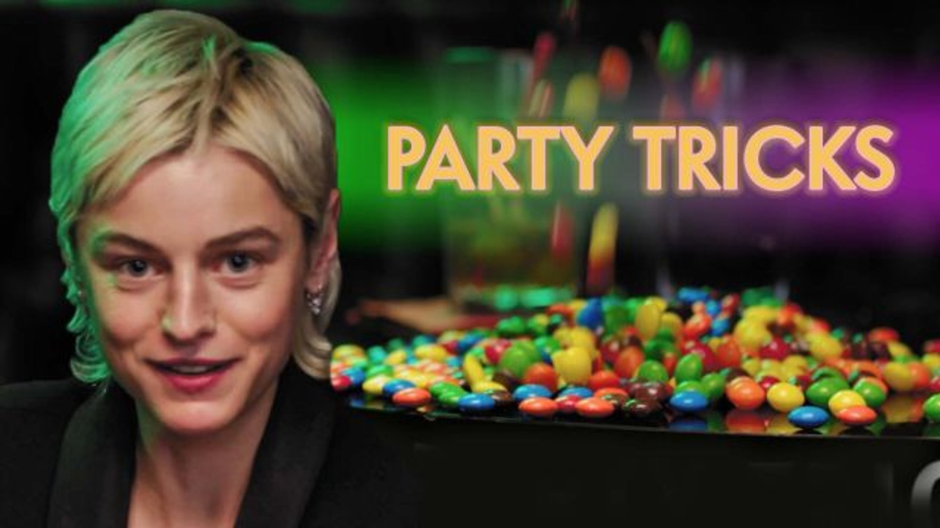 ⁣Emma Corrin Catches Candy | Vanity Fair Party Tricks