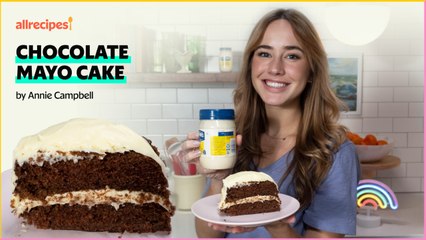 We Tried Making Chocolate Mayo Cake