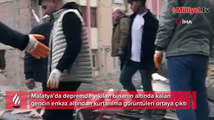 Hayata bağlayan mesaj! Kurtarılma anı ortaya çıktı