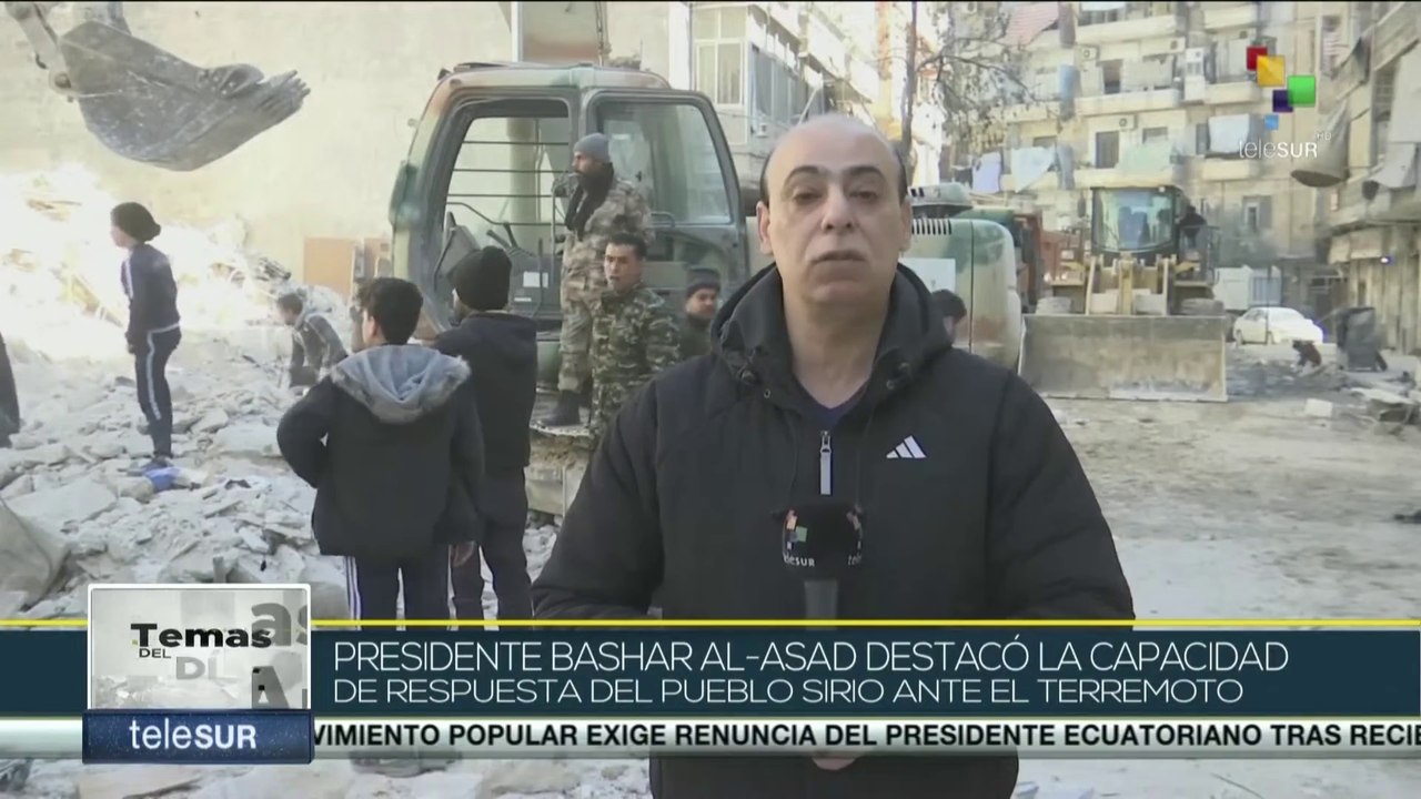 Gobierno sirio da por terminadas las labores de rescate de sobrevivientes del terremoto